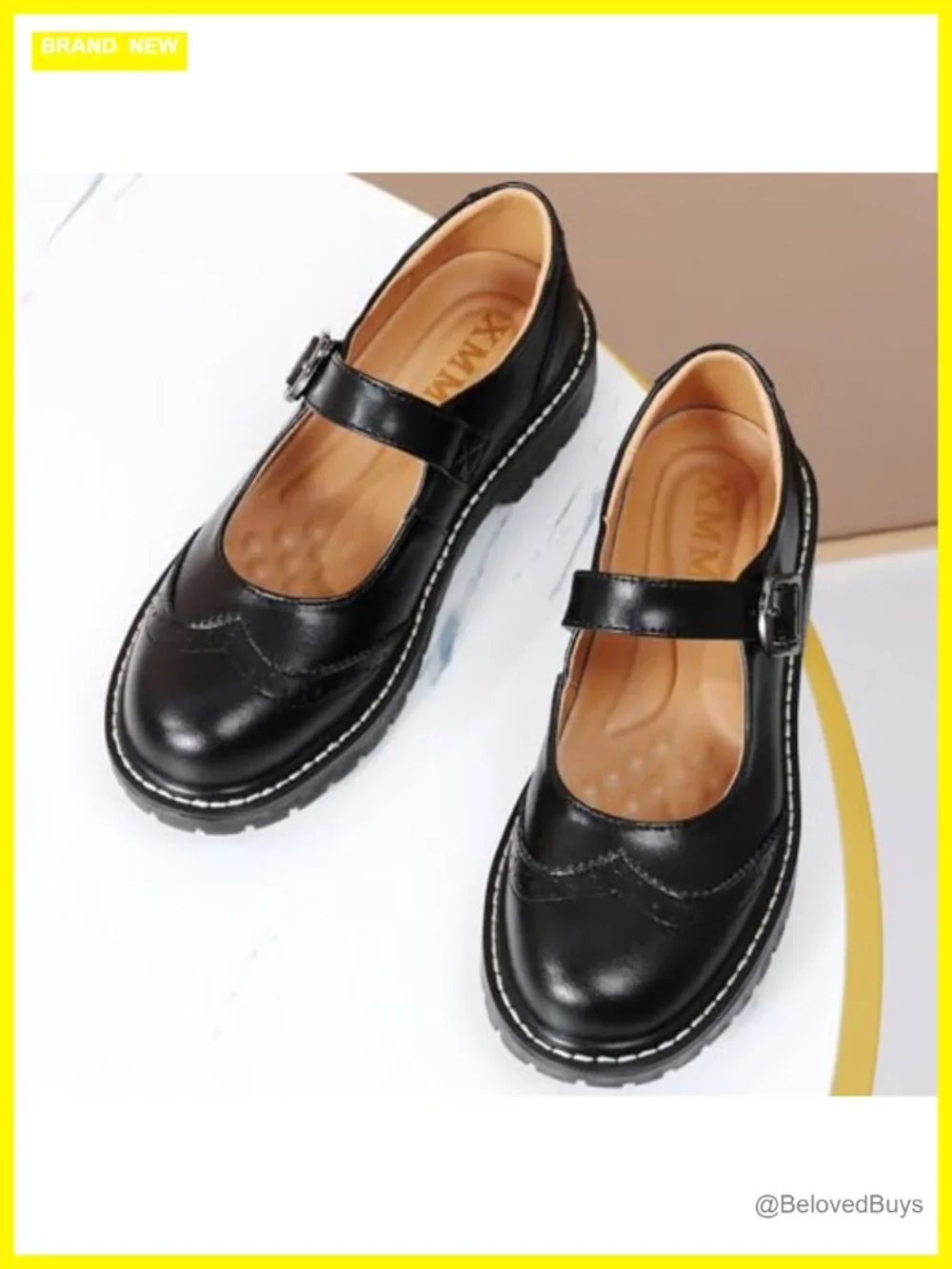 Women's Mary Jane Flats Oxford Shoes Comfort Leather Non-Slip Memory Foam